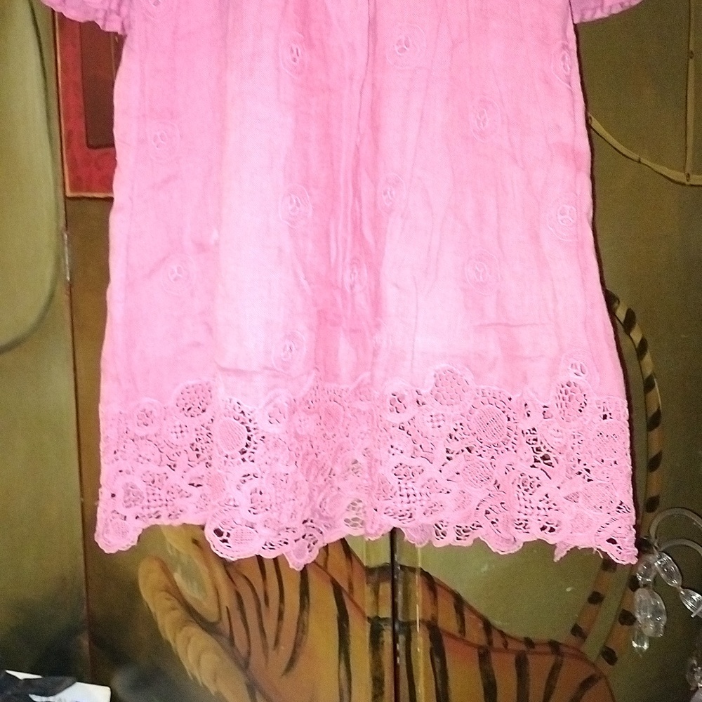 Gorgeous Italian Ruffles/Eyelet Dress - Picture 5 of 5
